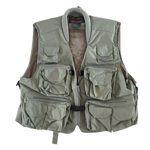 Bushline‎ Outdoor Fishing Vest Utility Multi Pocket Fly Hunting L/G